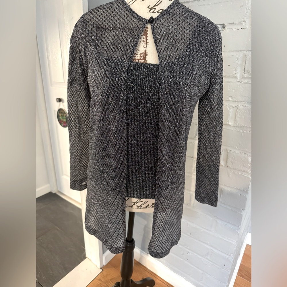 Elegant Gray Women's Top